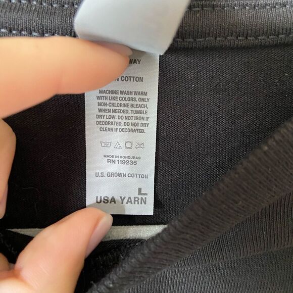 Suna Black T-Shirt Size M/L - Picture 5 of 7